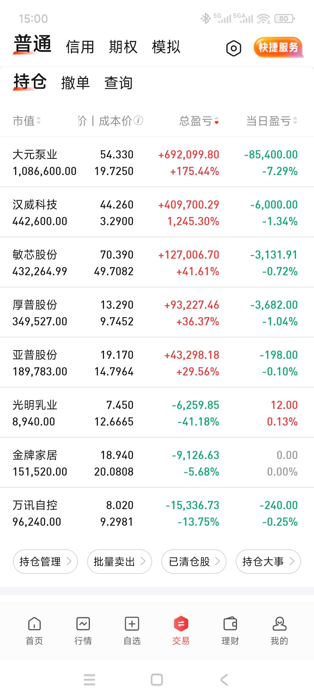 英子暴雷带崩液冷，今天亏麻了。