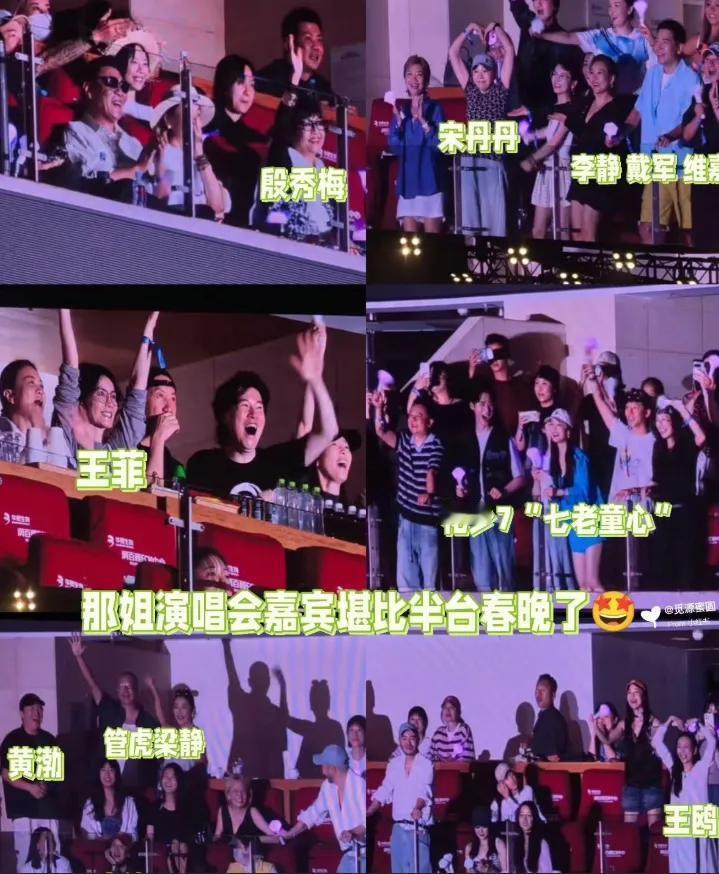 那英演唱会大批前辈、歌手、演员到场助阵，并非简单的场面应酬，是横跨三十多年乐坛积