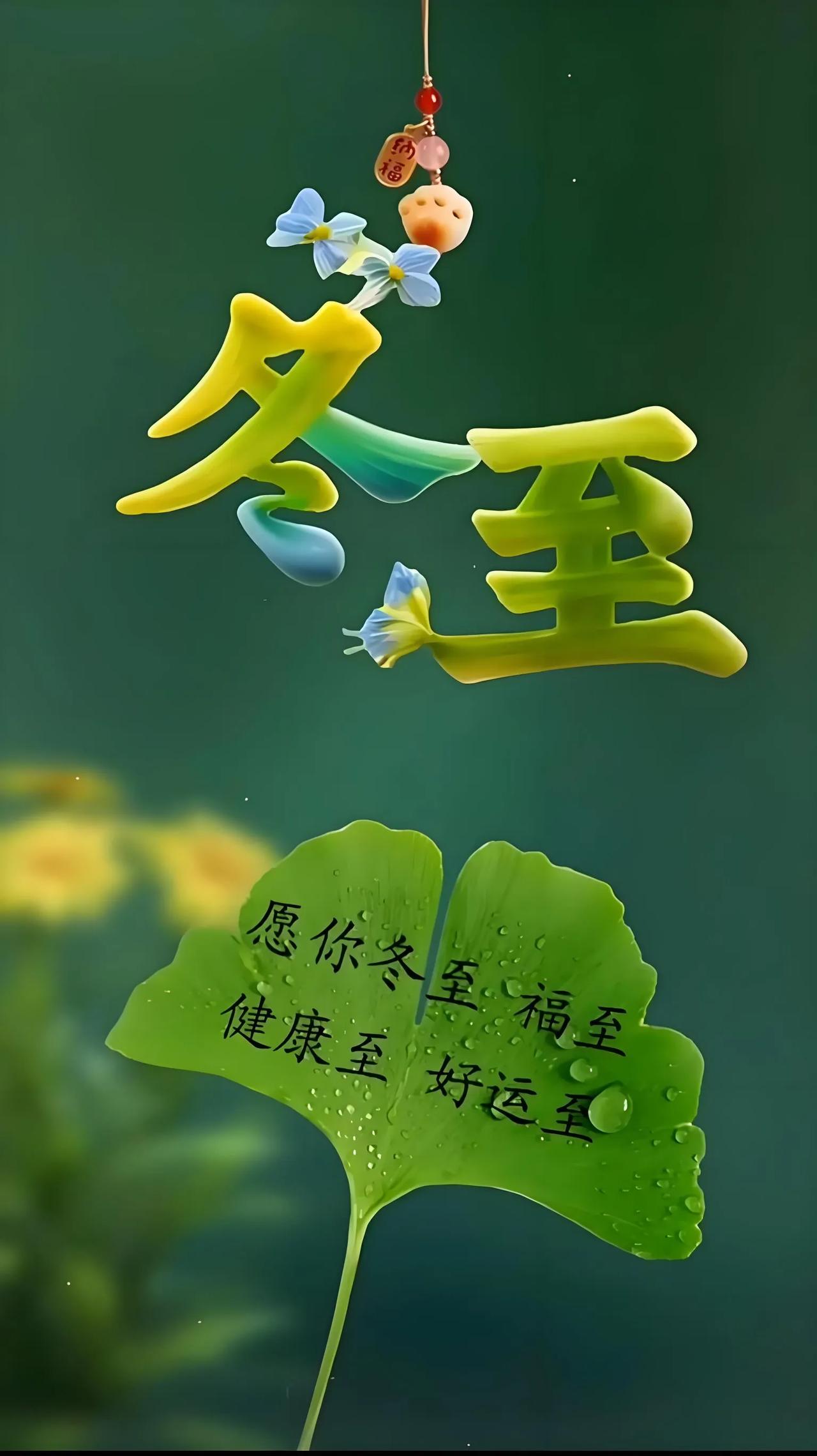 七律   今日冬至  新韵
冬至阳回春意生，寒凝万物雪飞盈。
飘香饺子暖心坎，愉