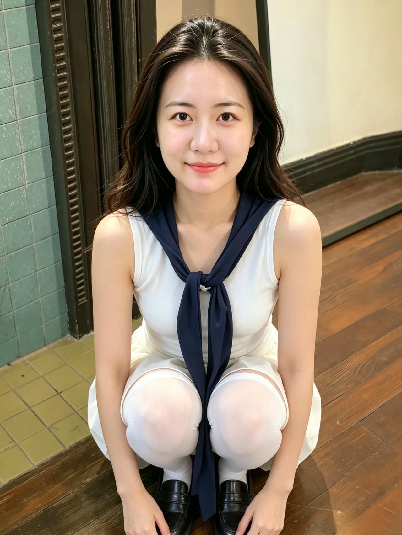 安静的方寸角落
干净白衣衬着温柔轮廓
浅浅笑意，淡淡眼眸
不张扬，不浓烈
却把少