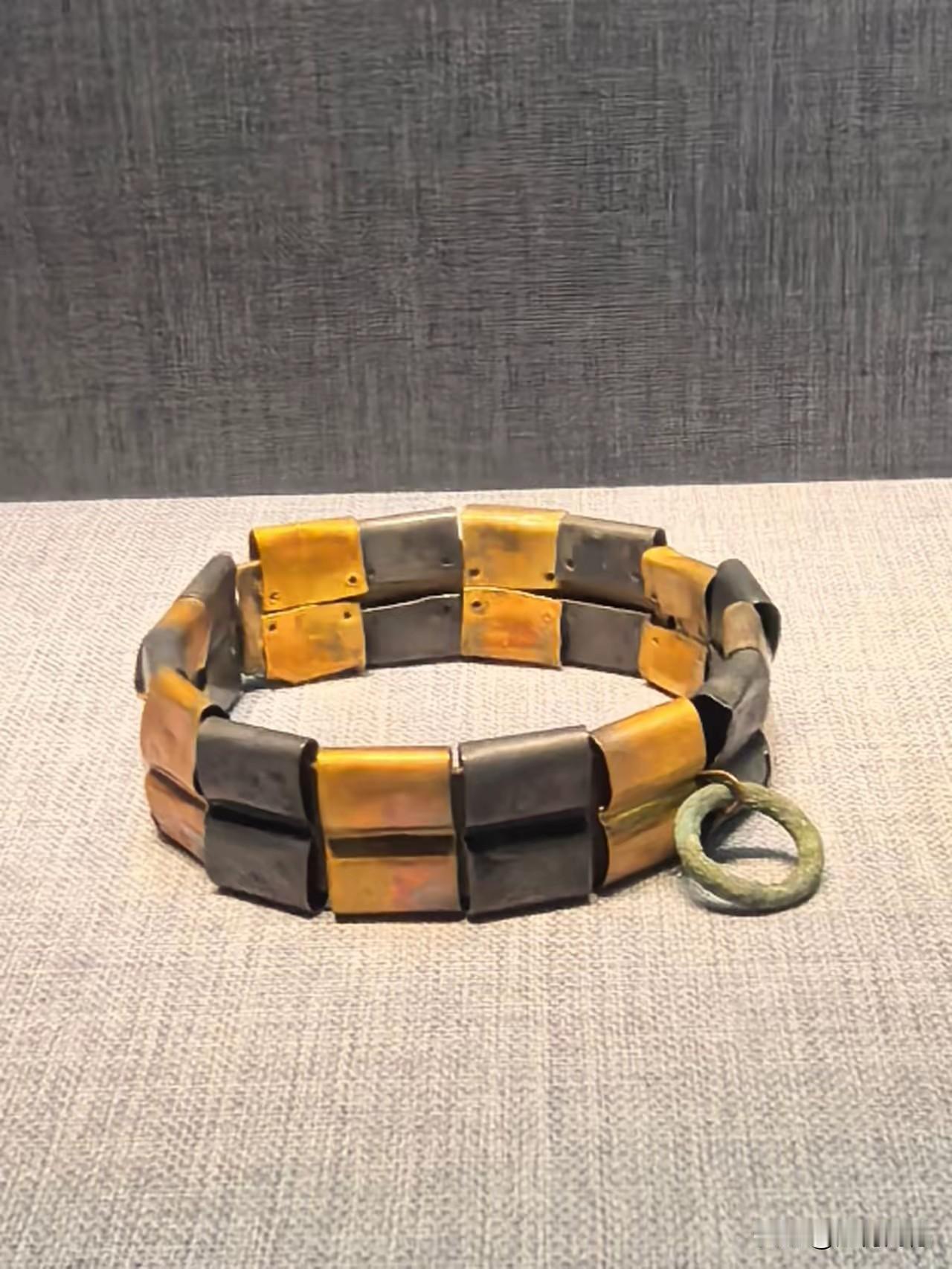 用黄金给狗做项圈，恐怕现在特别有钱的超级富豪也没有这么做的，但是在2000多年前