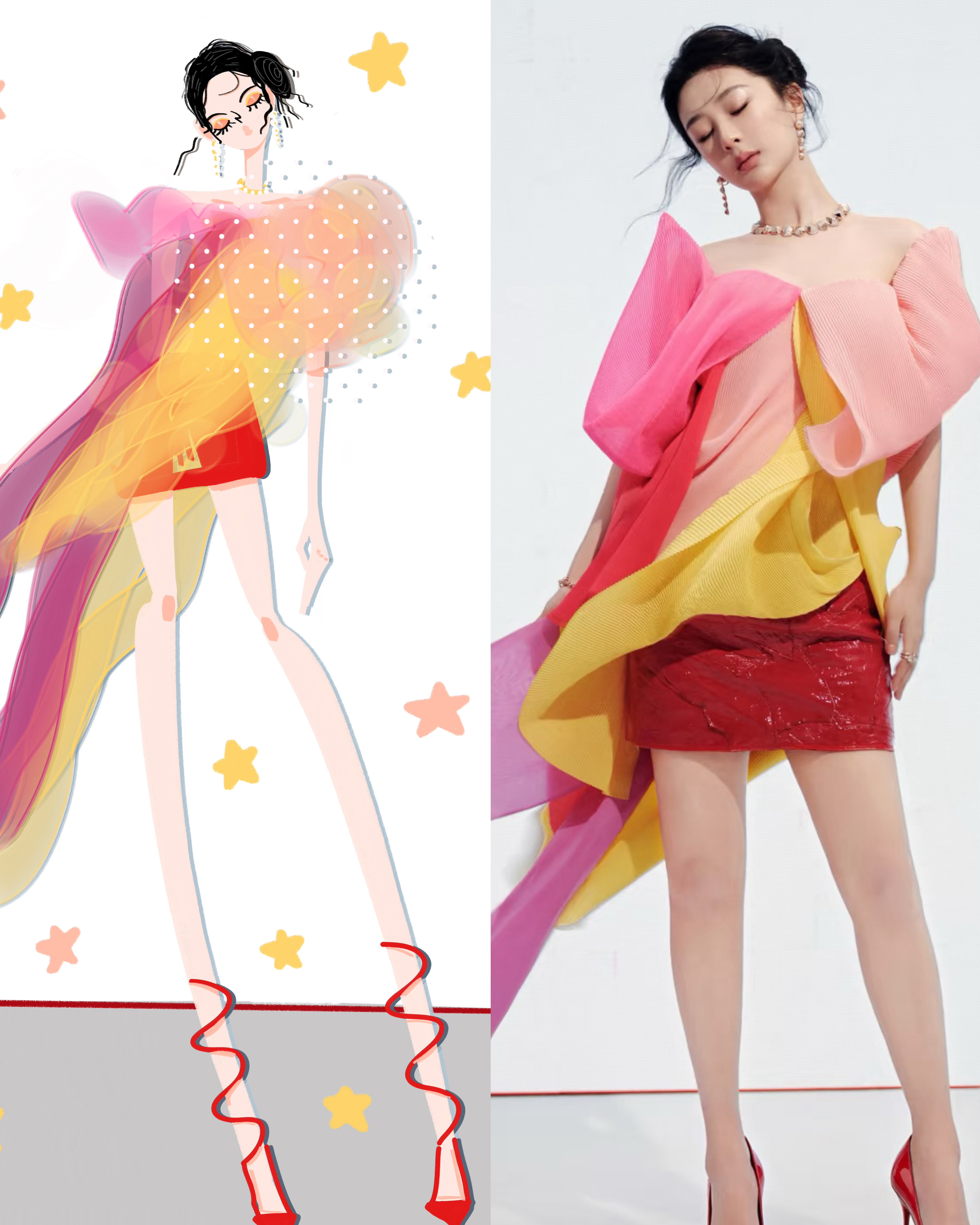 VOGUE时尚之力盛会好轻盈～sallyloving 插画 ​​​