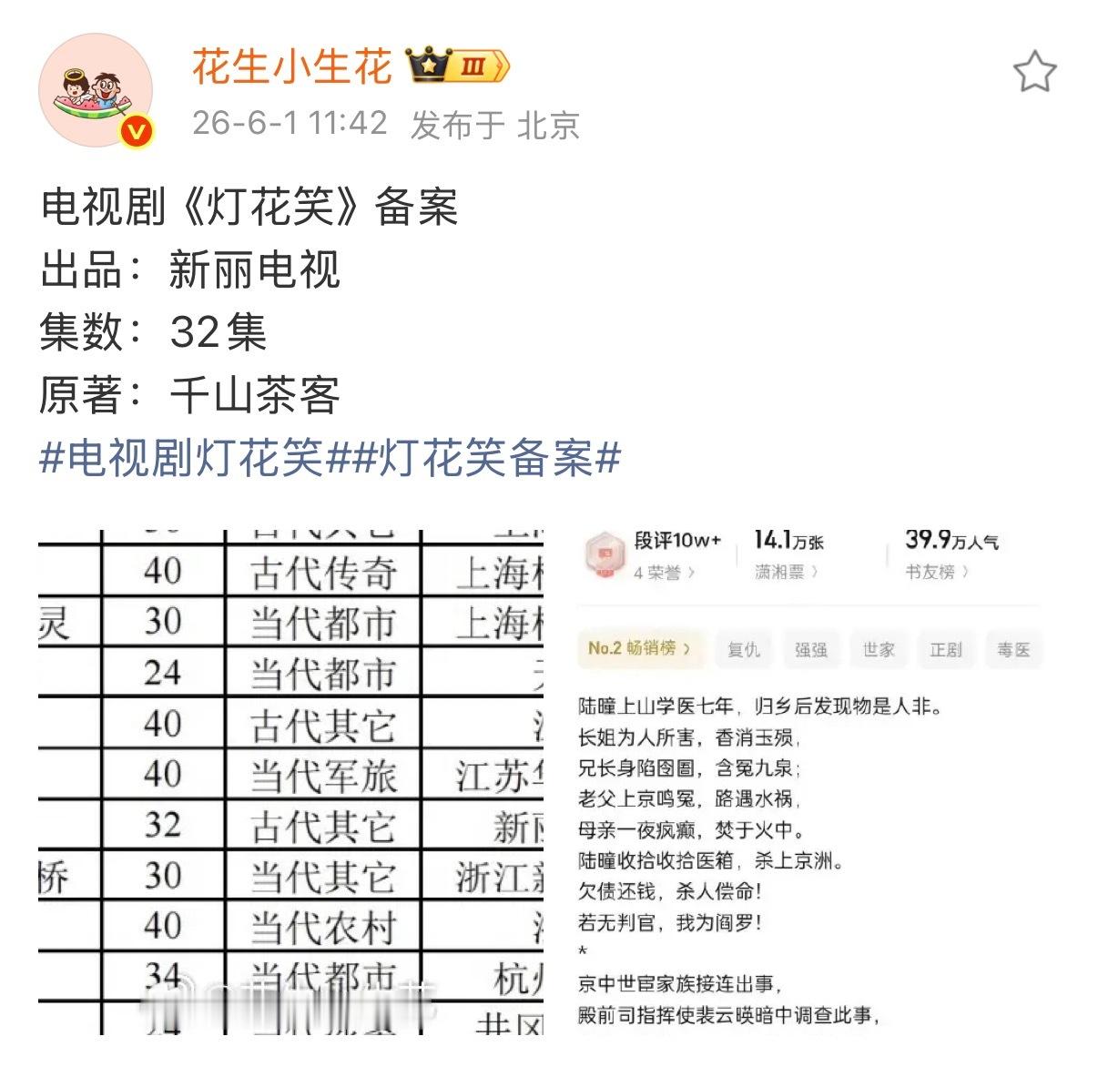 我去灯花笑备案了、真的要来了
