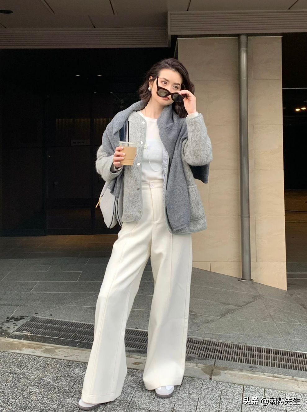 被降温后的杭州街拍惊艳到：满街都是“贵妇”装扮，个个洋气时髦
杭州街拍中的贵妇装