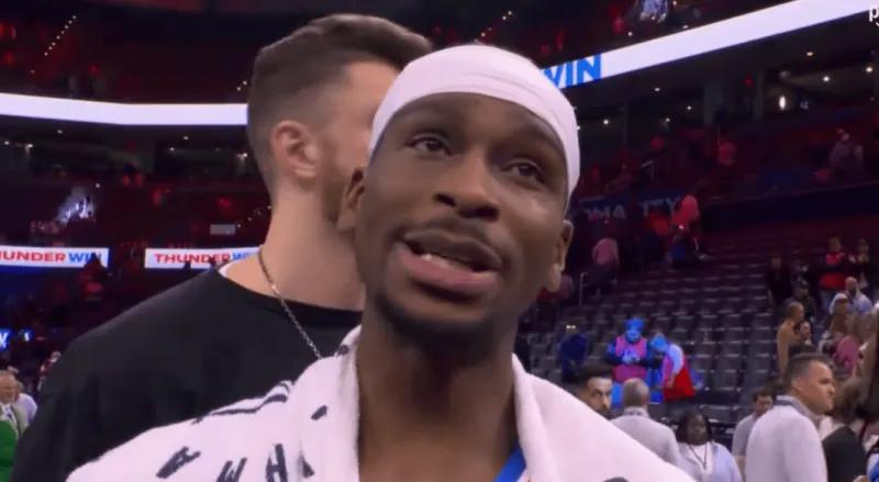 吓人！

新科 MVP竟然称打球只为赚钱！

今日，雷霆在主场与太阳展开较量，全