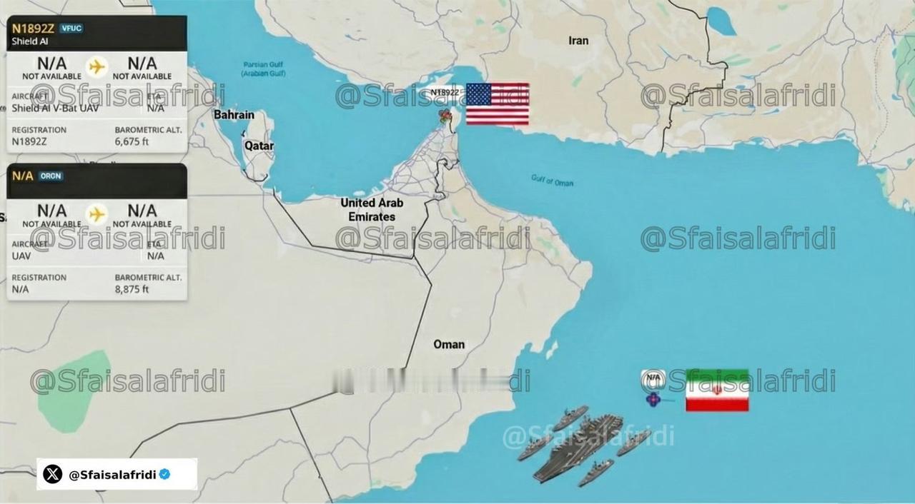 林肯号航母上的F35C在距波斯边境800KM的海面上击落一架波斯沙赫德-129无