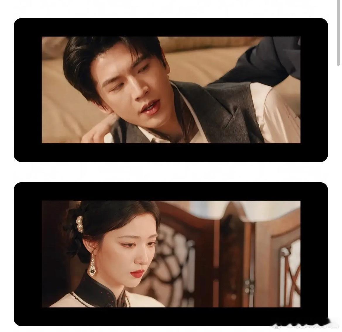 王楚然看到男主即将被打似乎感觉有点困了，男主大哥拦了之后，男主和妈又开始恶语相向