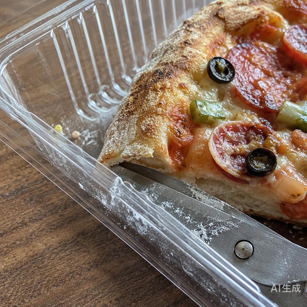 40块的披萨里吃出108块的剪刀，这“买一送一”的惊喜属实有点硬核了。😰看到江