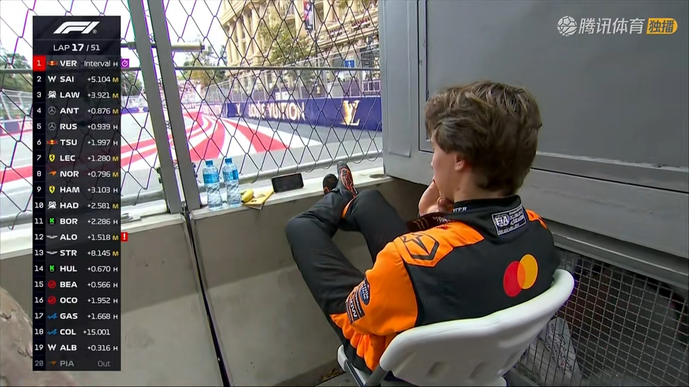 这个观众什么条件，为什么观赛位置那么好 [doge] f1 ​​​