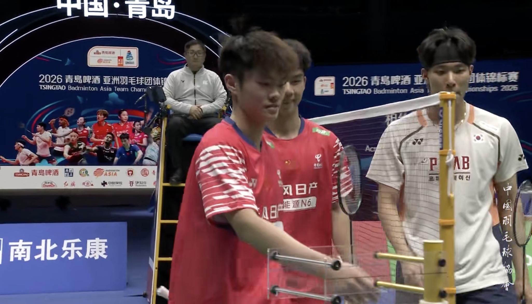 2026亚洲羽毛球团体锦标赛【男团半决赛：中国🇨🇳 2-2 🇰🇷韩国】1