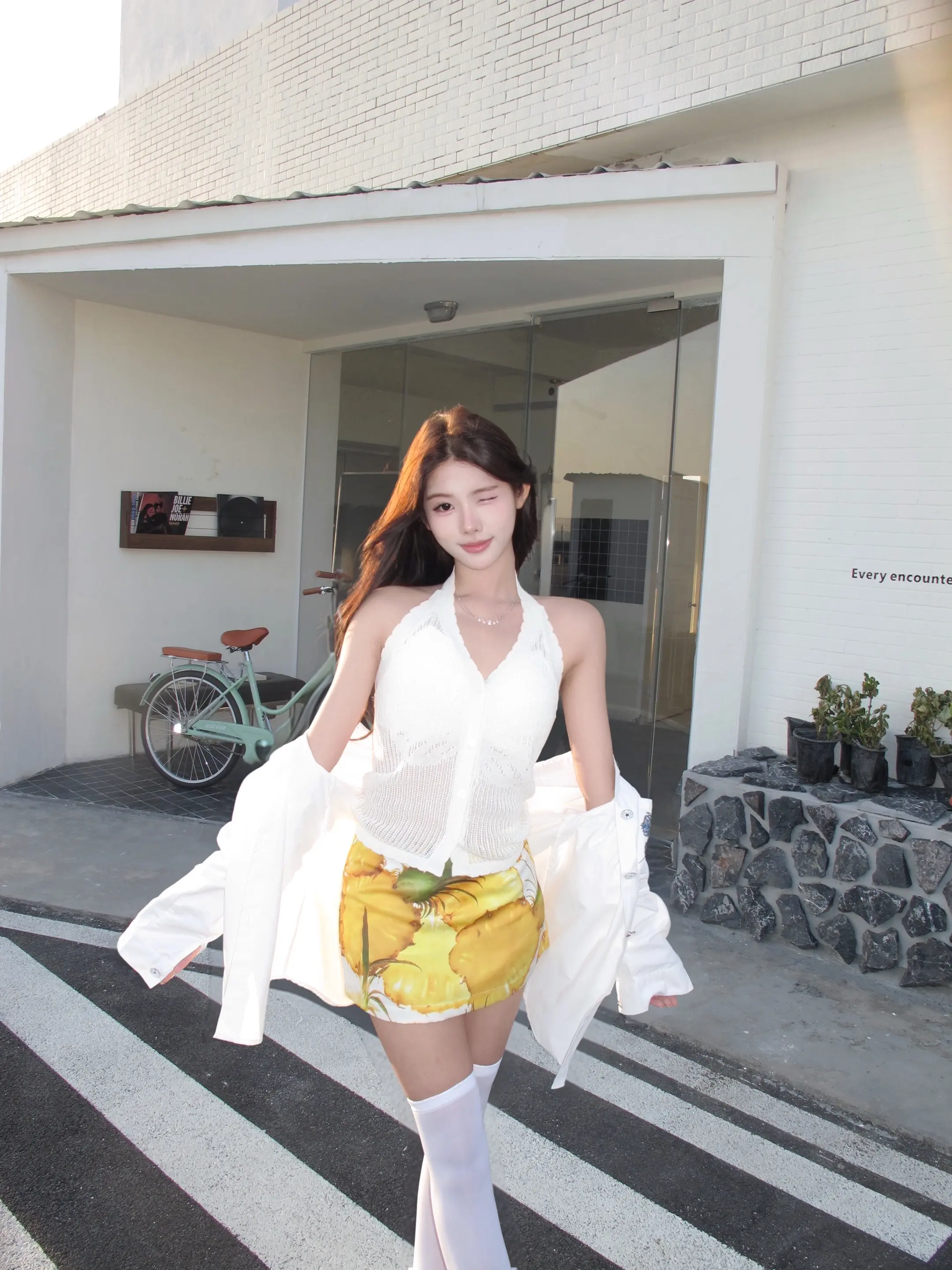 🌼。度假风的一套！ 好适合去海边穿！