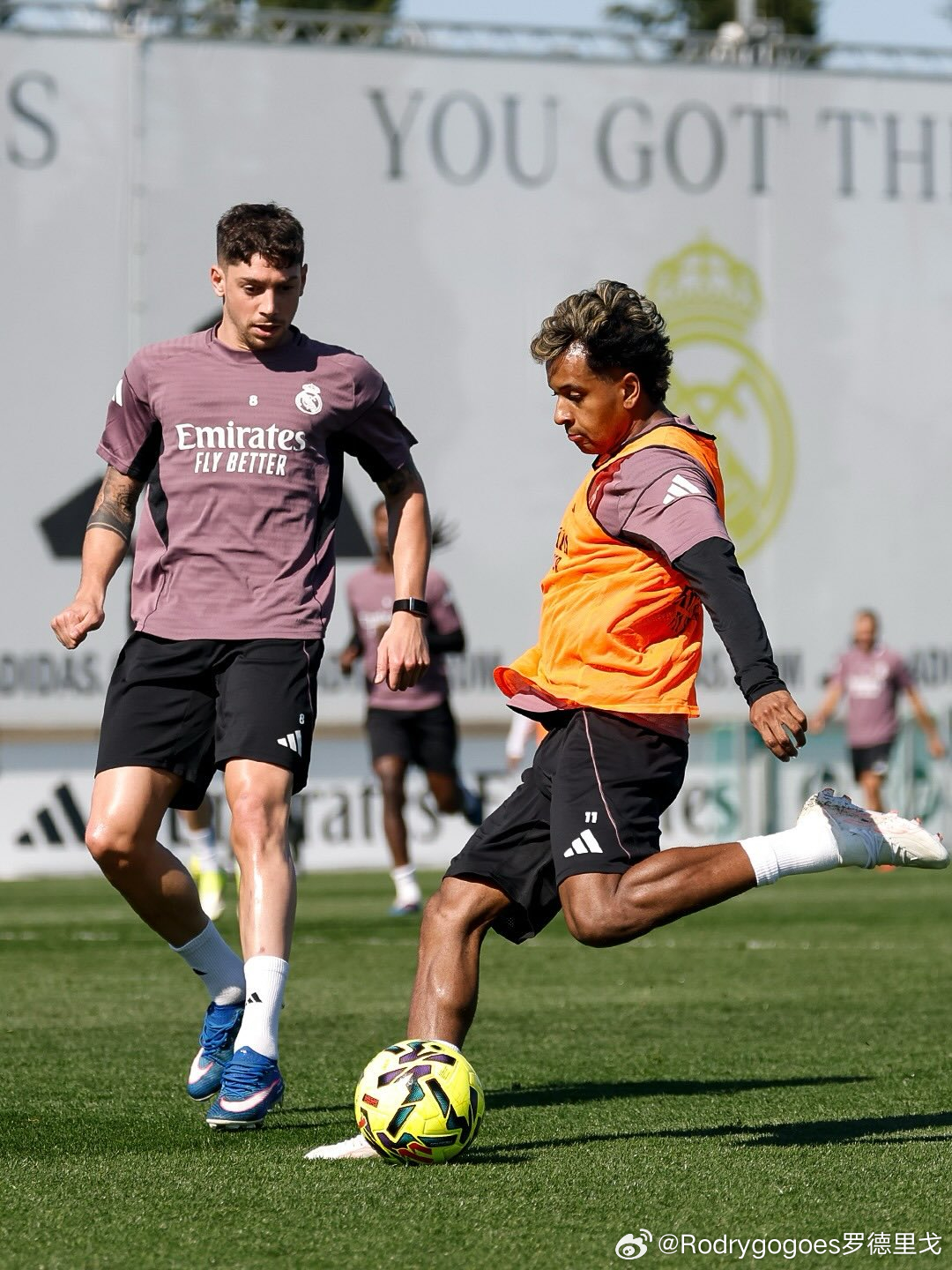 罗德里戈备战同赫塔菲的比赛🏃🏻♂️皇马vs赫塔菲西甲