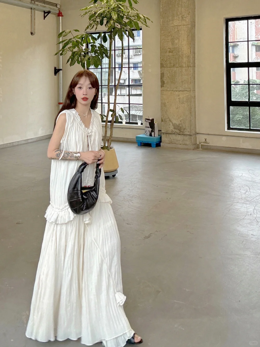 确实是好美的白裙子啊