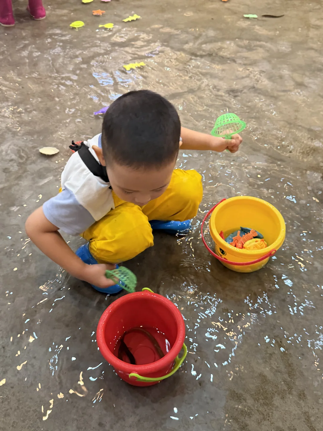 海口这里，免费抓鱼抓鱼真的不错