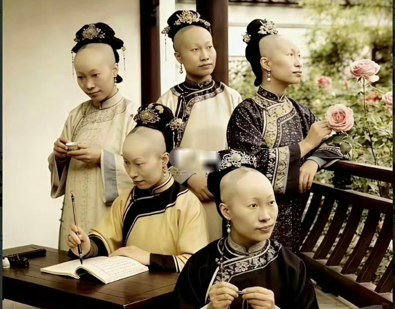 万万没想到，这才是清朝格格们真正的发型！ ​​​