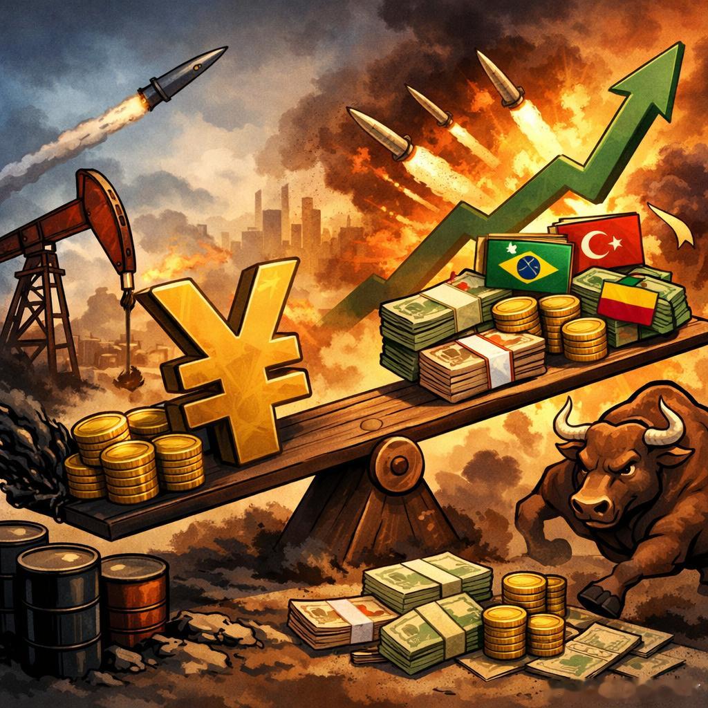 油价越涨，日元越弱：一场被战争点燃的外汇套利盛宴中东局势一紧，全球市场往往先想到