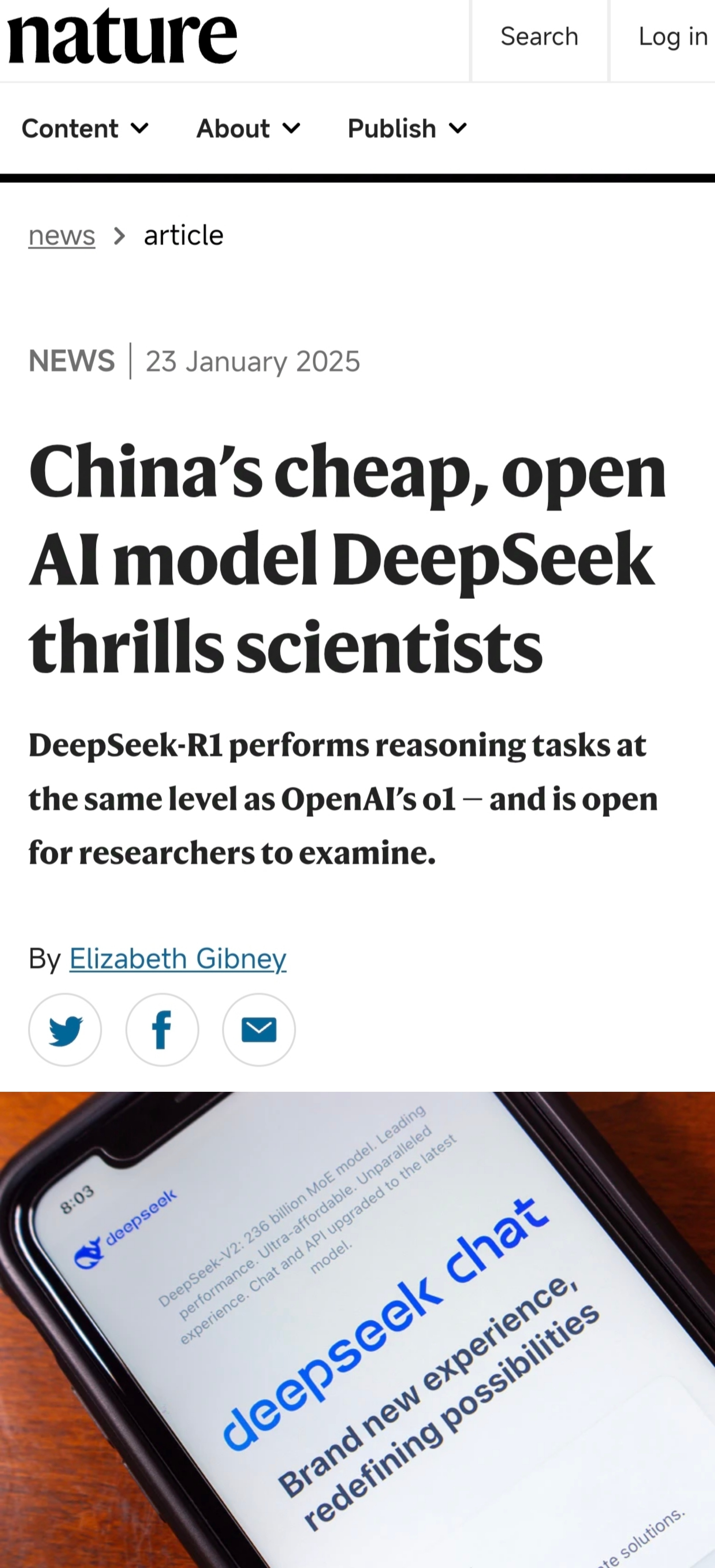 DeepSeek为何震动美国科技界 不光是资本界，还有学术界。多国的研究人员正在