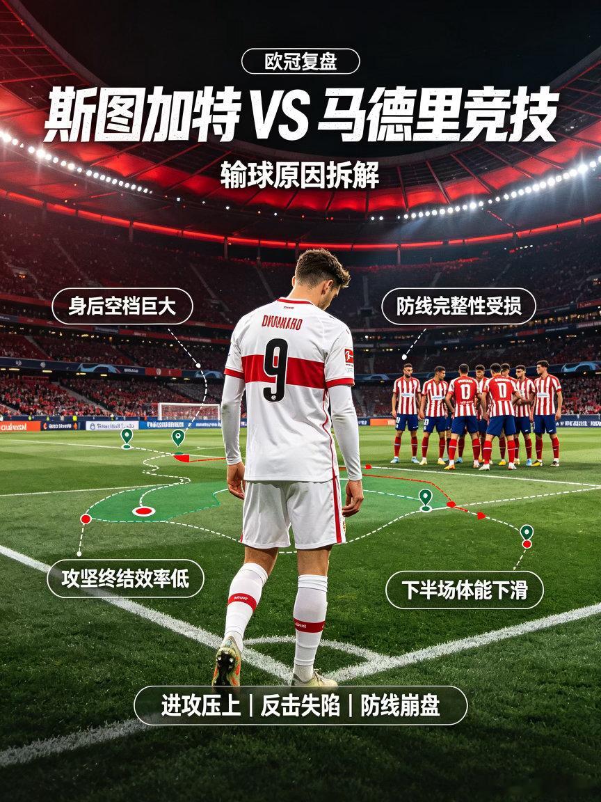 斯图加特vs马德里竞技009欧冠方向：主负年龄：0-1 0-2 0-3进球数：1