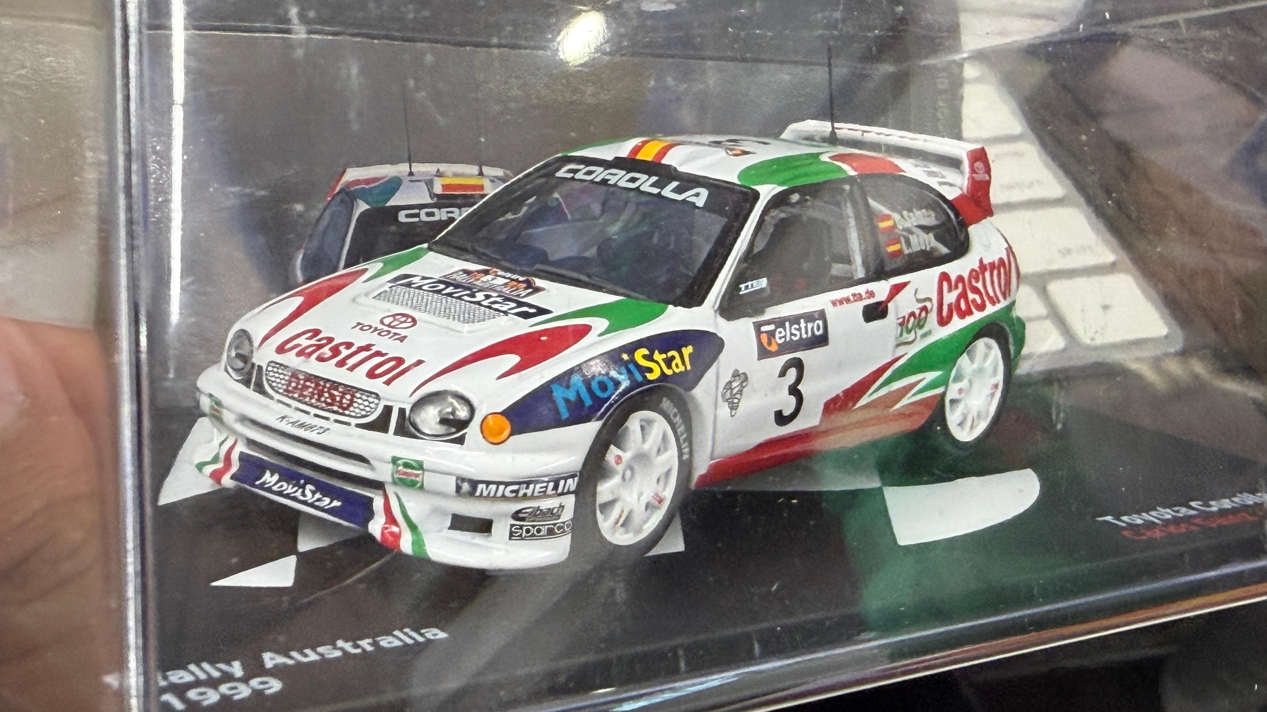 新收了一个情怀车模，当年的Corolla WRC赛车，小时候在游戏里用过这车，感