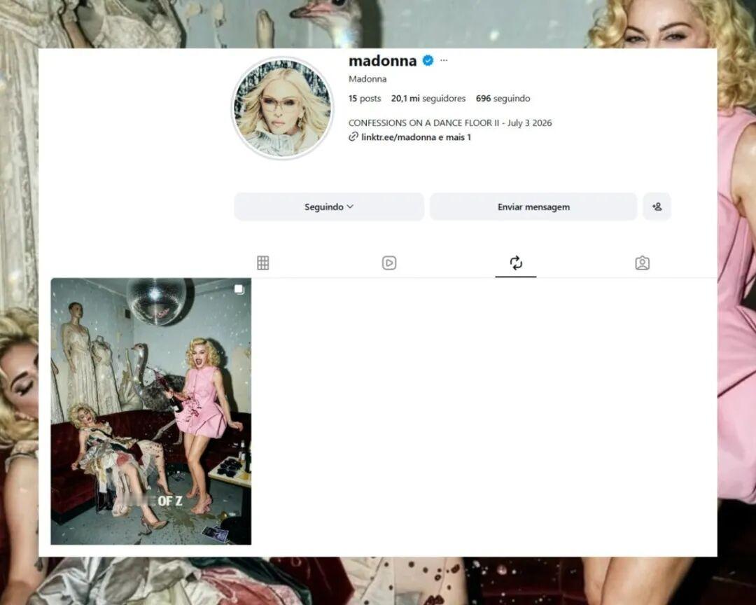 近日，流行天后Madonna在社交媒体上转发了一张由AI生成的她与Lady Ga