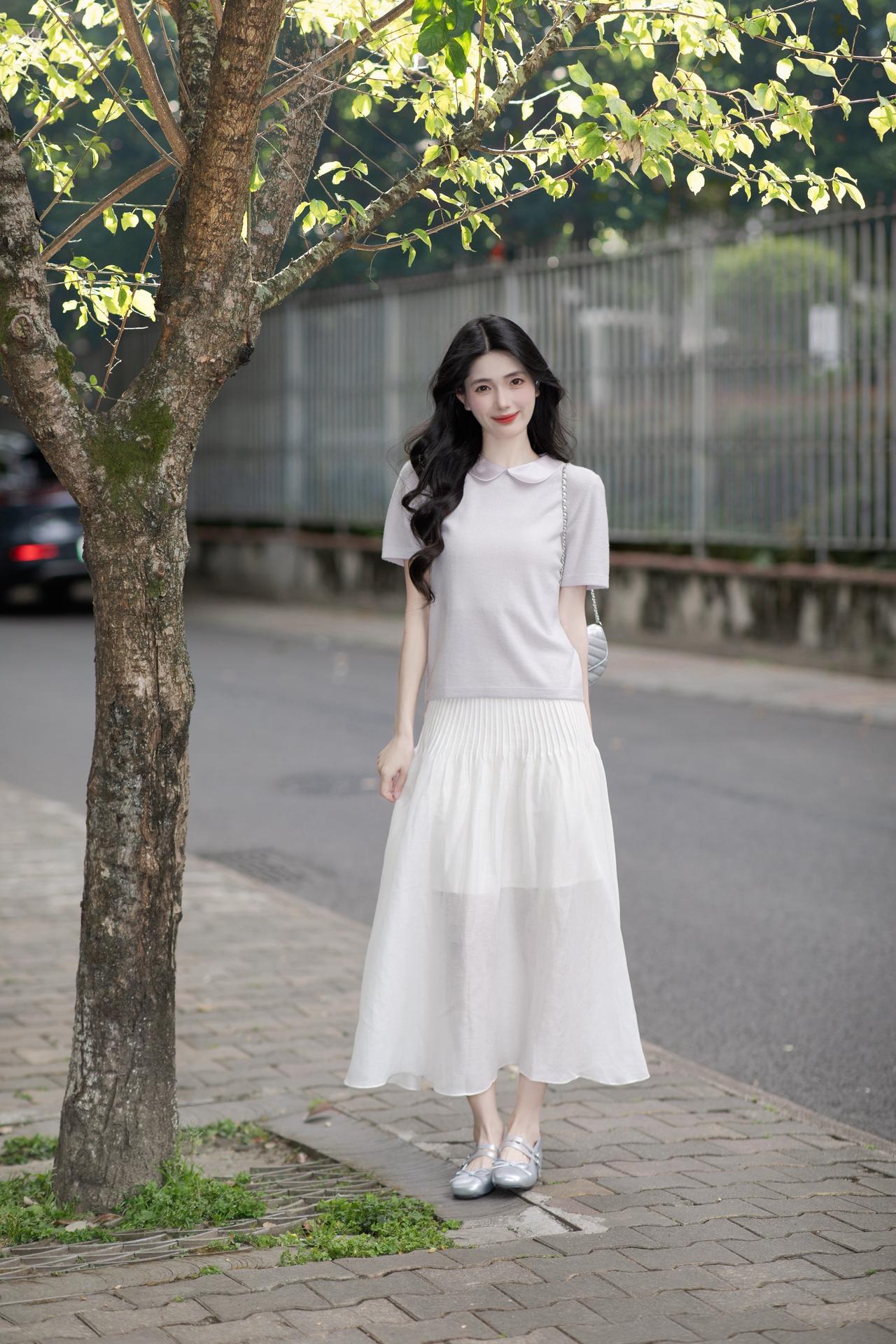 春日穿搭 春季穿搭 温柔穿搭 气质穿搭 出游穿搭