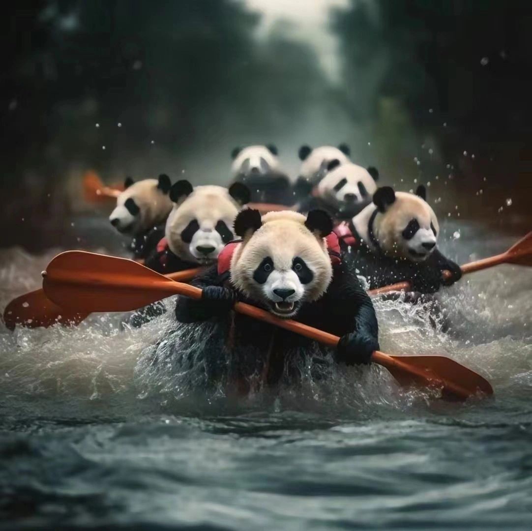 现在向我们划来的是四川龙舟代表队，他们英姿飒爽、激情澎湃[熊猫][粽意你][锦鲤