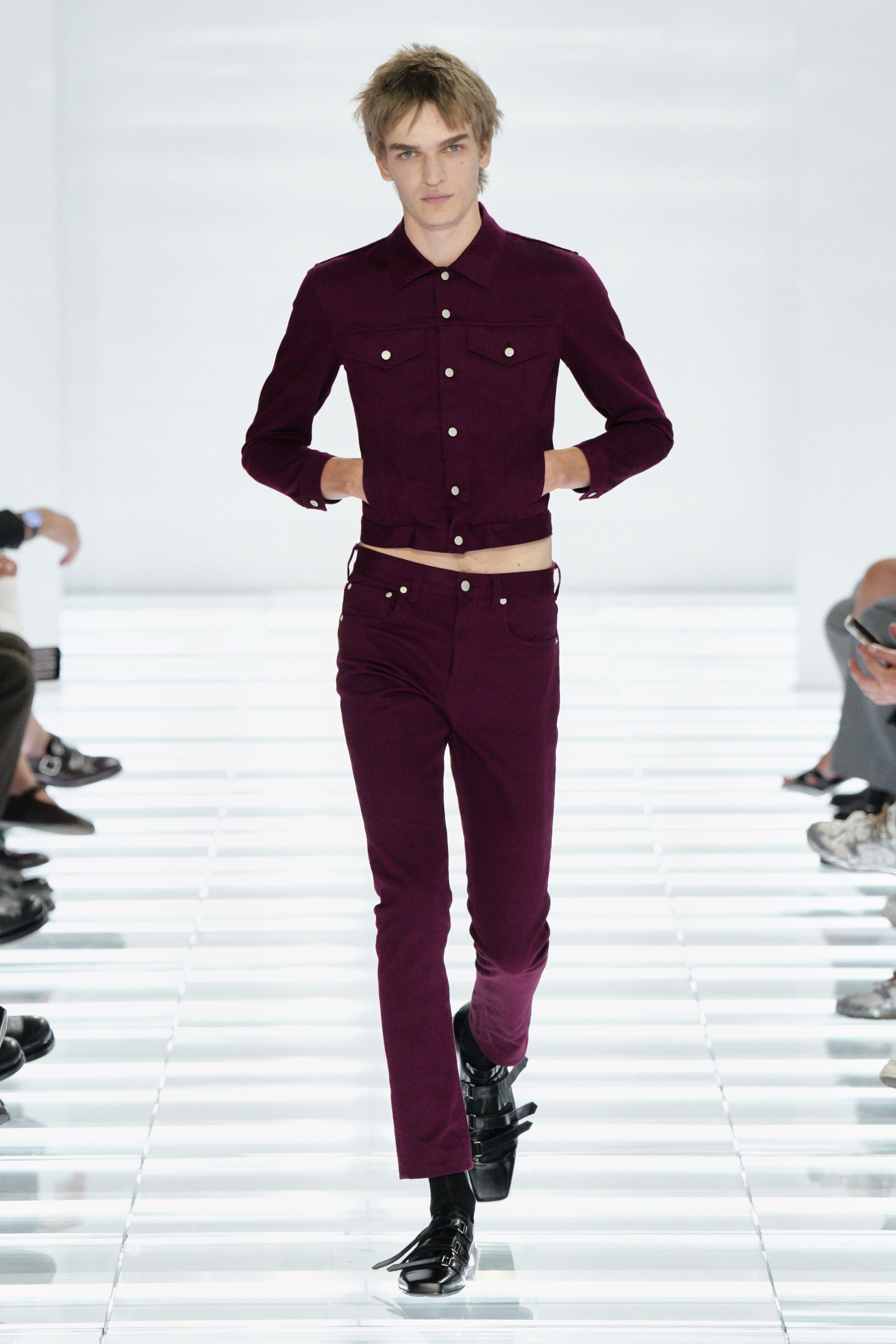 Prada米兰男装秀场Prada 2027春夏男装时装秀，Miuccia Pra