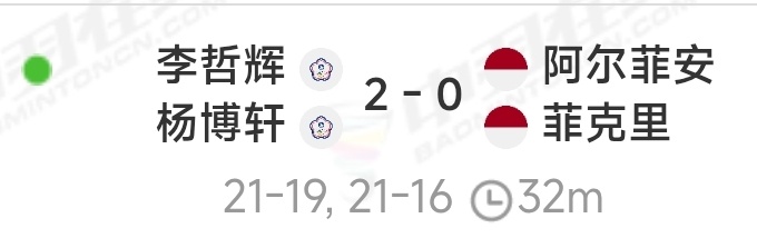 杨博轩已经变得这么牛了？虽然混双输了，但是男双居然能够轻松战胜双菲，不简单呀中国