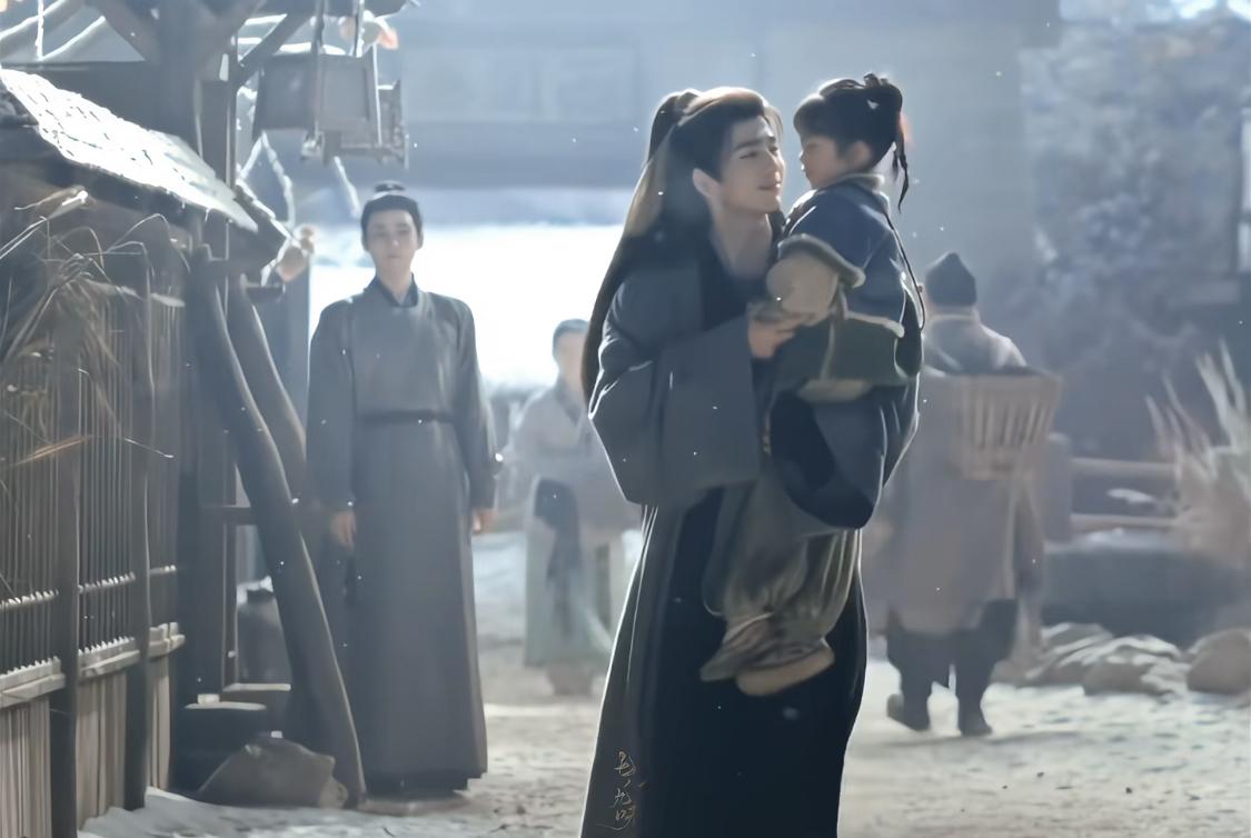 李怀安看着谢征抱着孩子回家吃饭。

前一秒两人还在争锋相对，宁娘隔着栏杆喊姐夫回