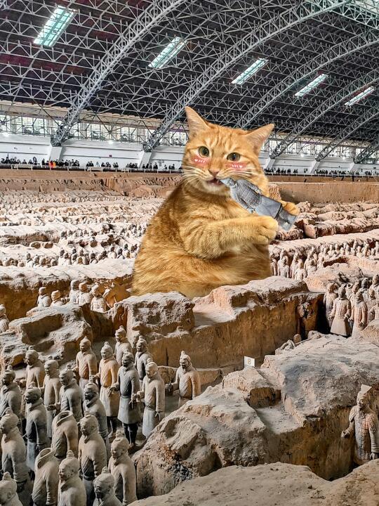 兵马俑，原来是肉夹馍味儿