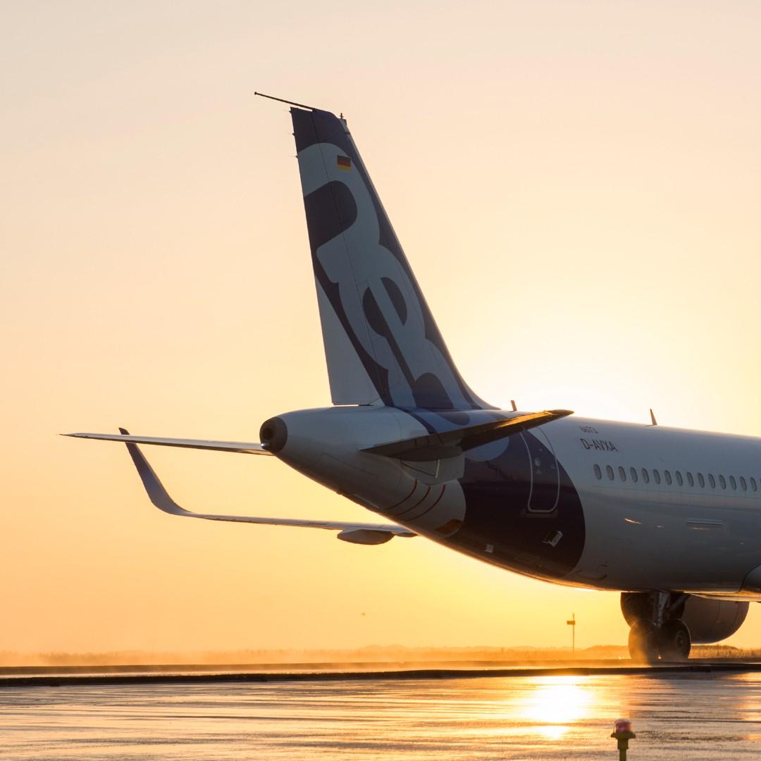 飞机尾翼的主要作用是保持平衡、保证稳定以及操纵飞机。空客不同机型的飞机尾翼，你能