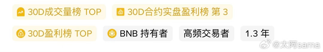 这单平完，币安这边大概也做到榜一了。排名已经隐藏，我不太喜欢被过度关注。审美相近