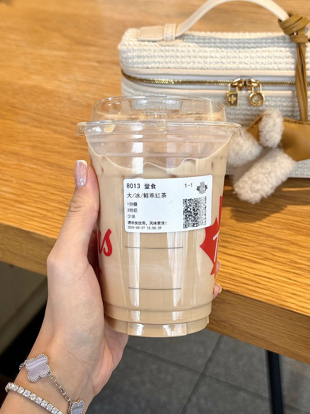 怎么之前没人告诉我tims的奶茶这么好喝…