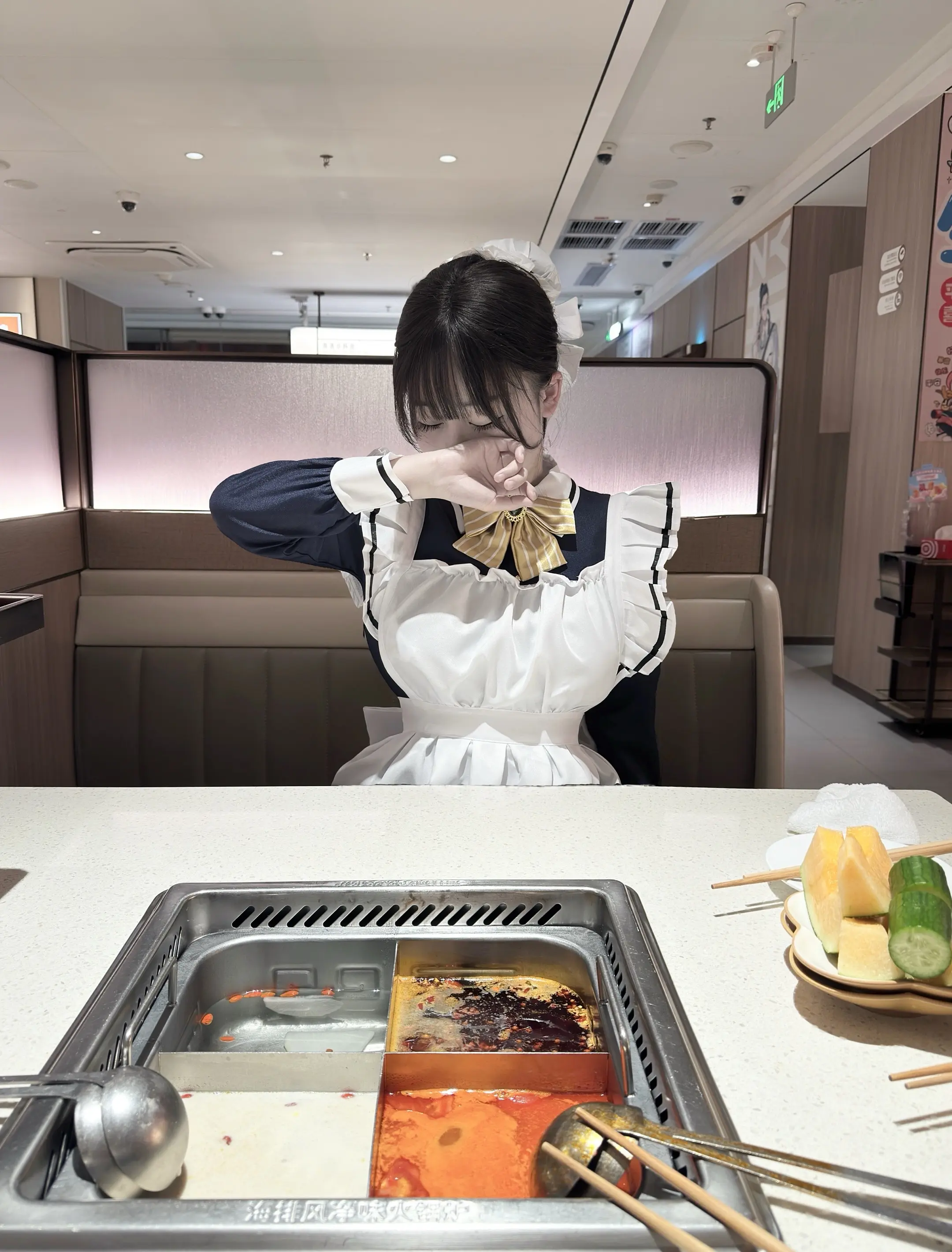 如果能跟你一起吃饭的话～