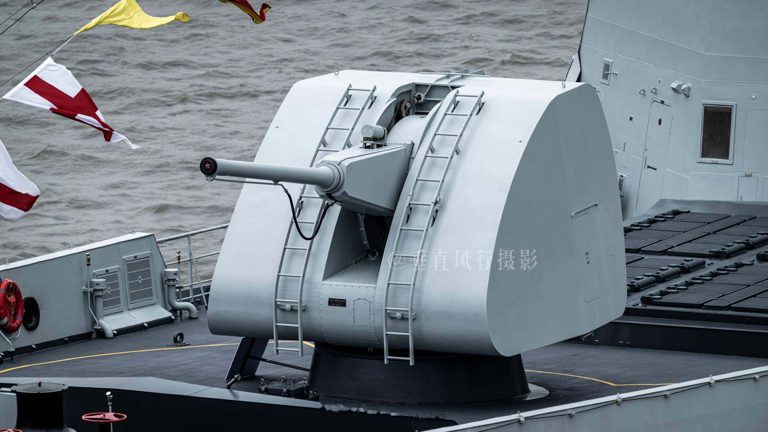 PJE087B型单100毫米舰炮标准照海军海军节中国海军节