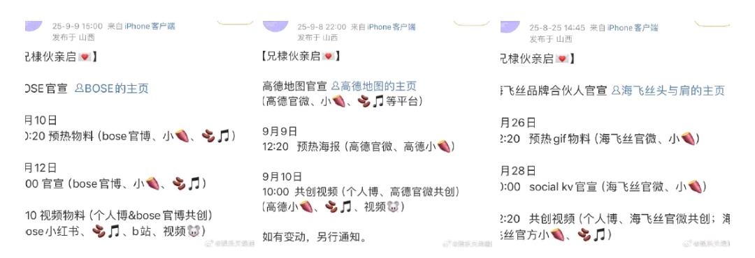 王鹤棣连宣BOSE、高德地图（回签）、海飞丝，三个国民高质量代言！
这就是顶级商