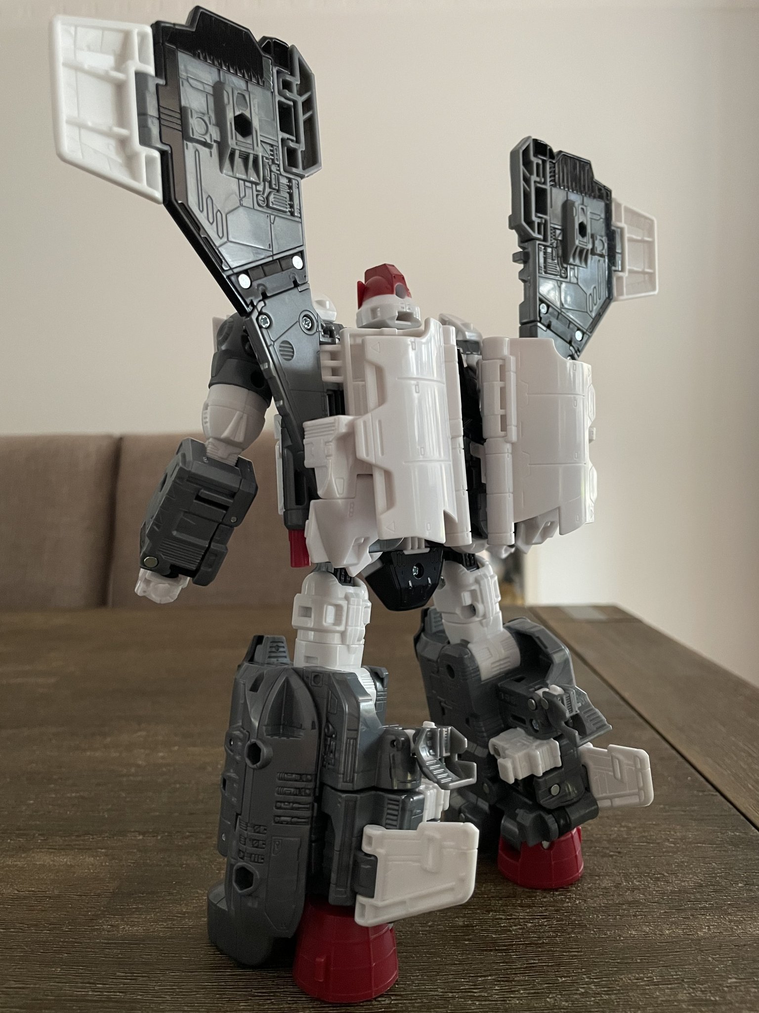 孩之宝变形金刚 Commander Armada Jetfire A版天火 实物