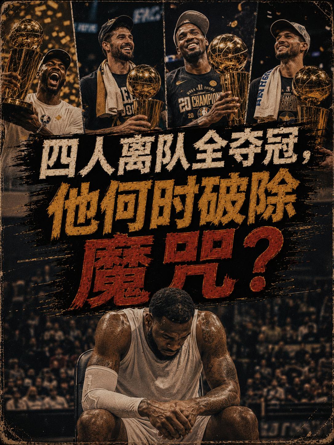 森林狼昔日离队的四大球星全部捧起了总冠军奖杯，爱德华兹需要多久才能够做到这一点？
