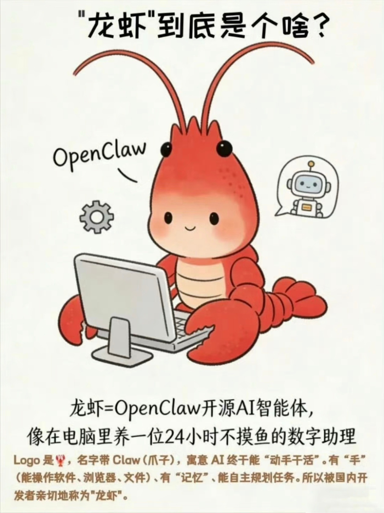 最近AI龙虾OpenClaw彻底火了，不是吃的那种，是大家都在折腾的AI工具🦞