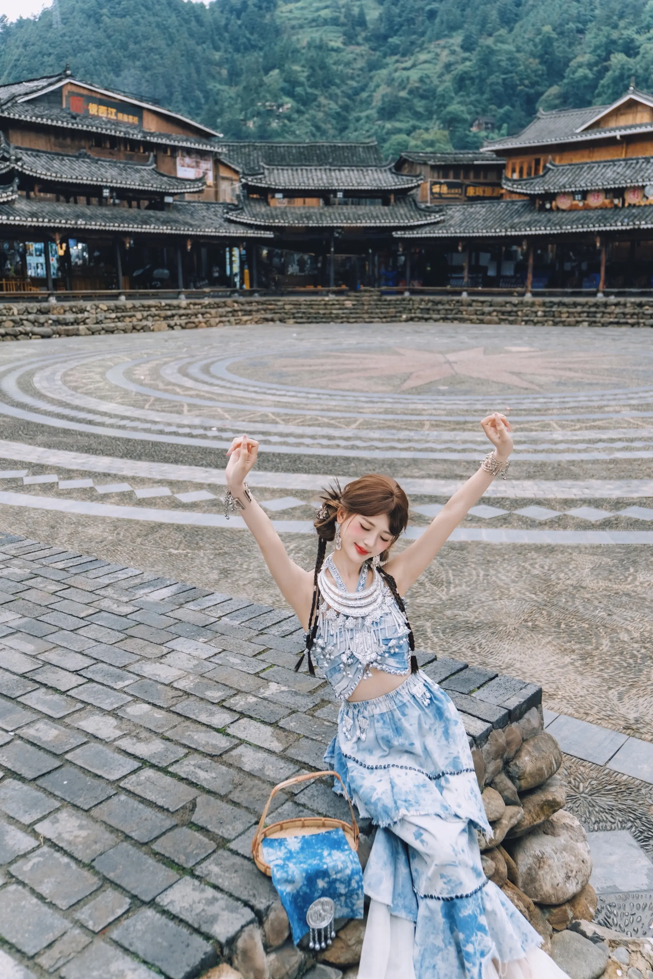 千户苗寨 做一回苗族少女