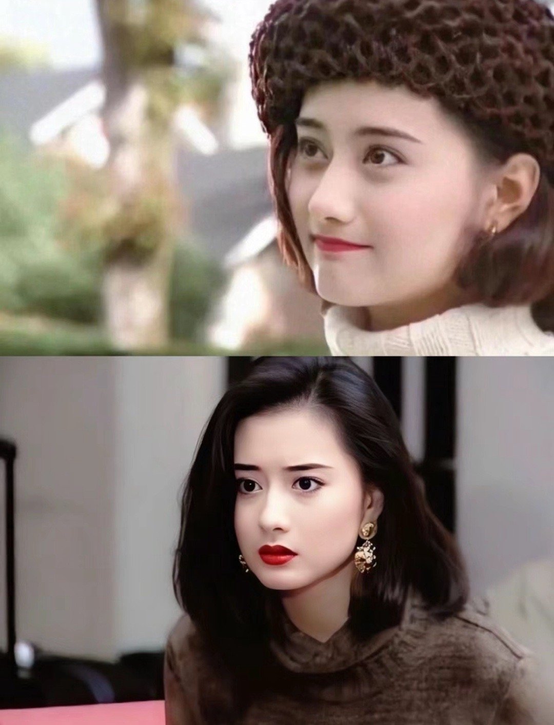 #30年前琼瑶剧就有贝雷帽造型##30年前琼瑶剧才是贝雷帽造型鼻祖#琼瑶女郎陈德