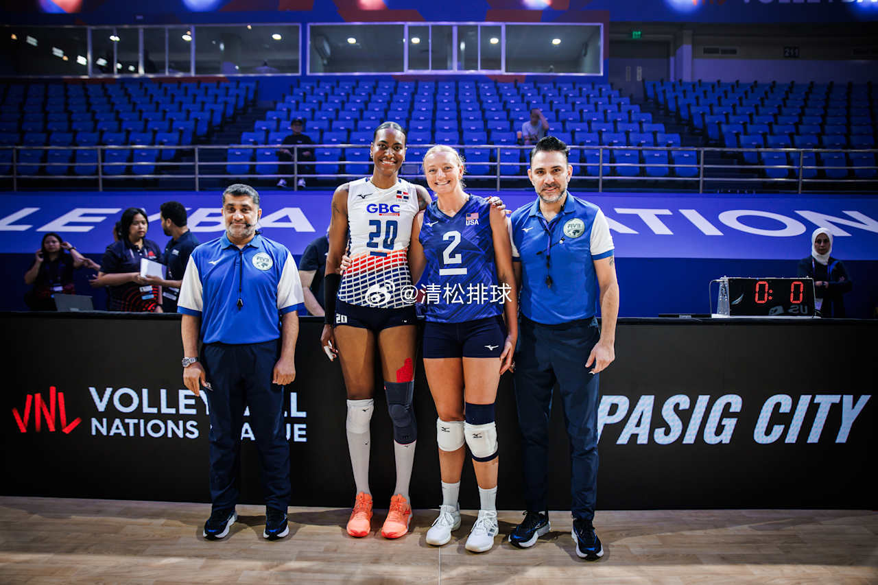 2026年世界女排联赛菲律宾帕西格站多米尼加女排vs美国女排第一局：20-25大