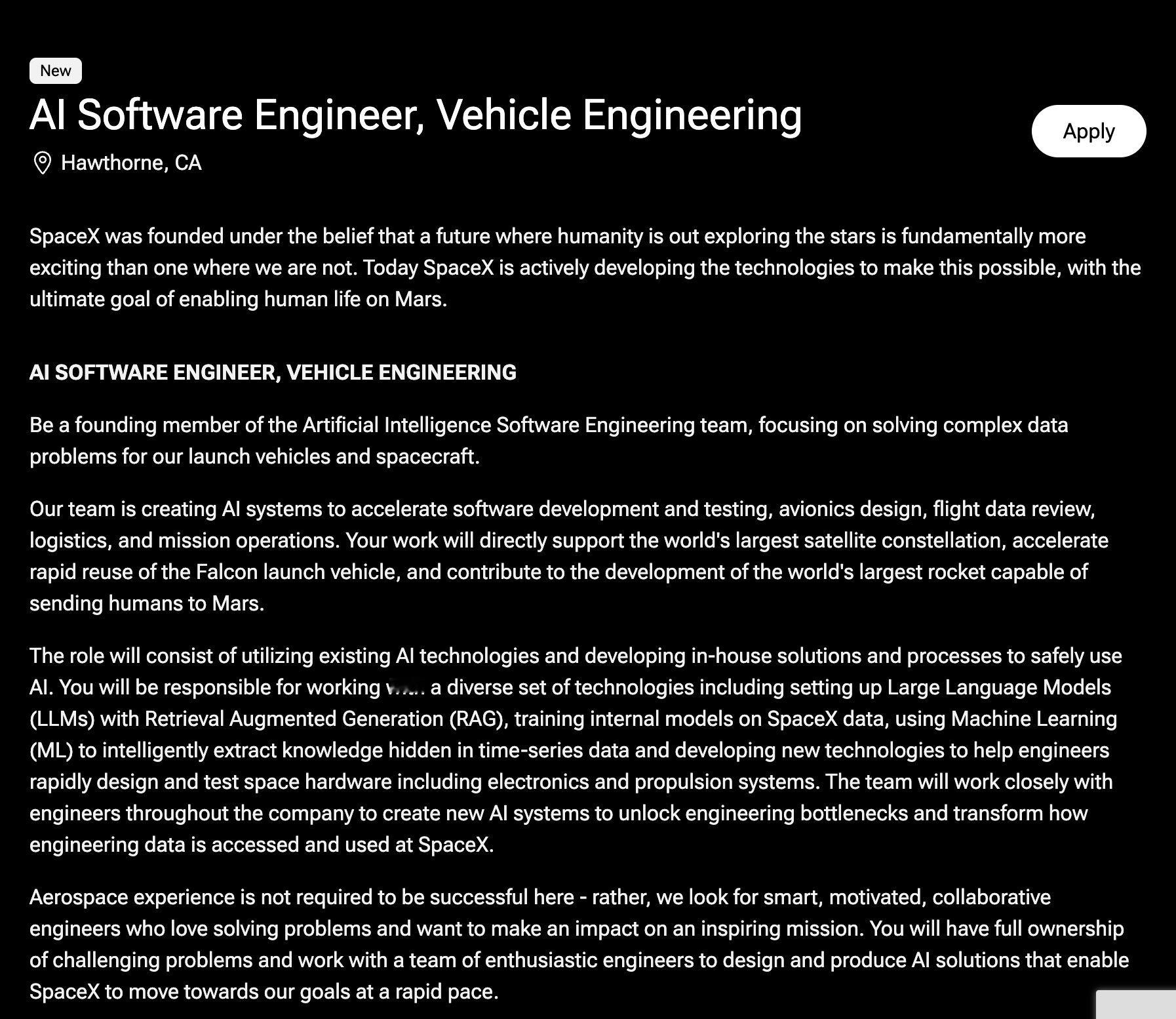 在向 xAI 投了 20 亿美元后，SpaceX 终于向 AI 转型了，放出了一