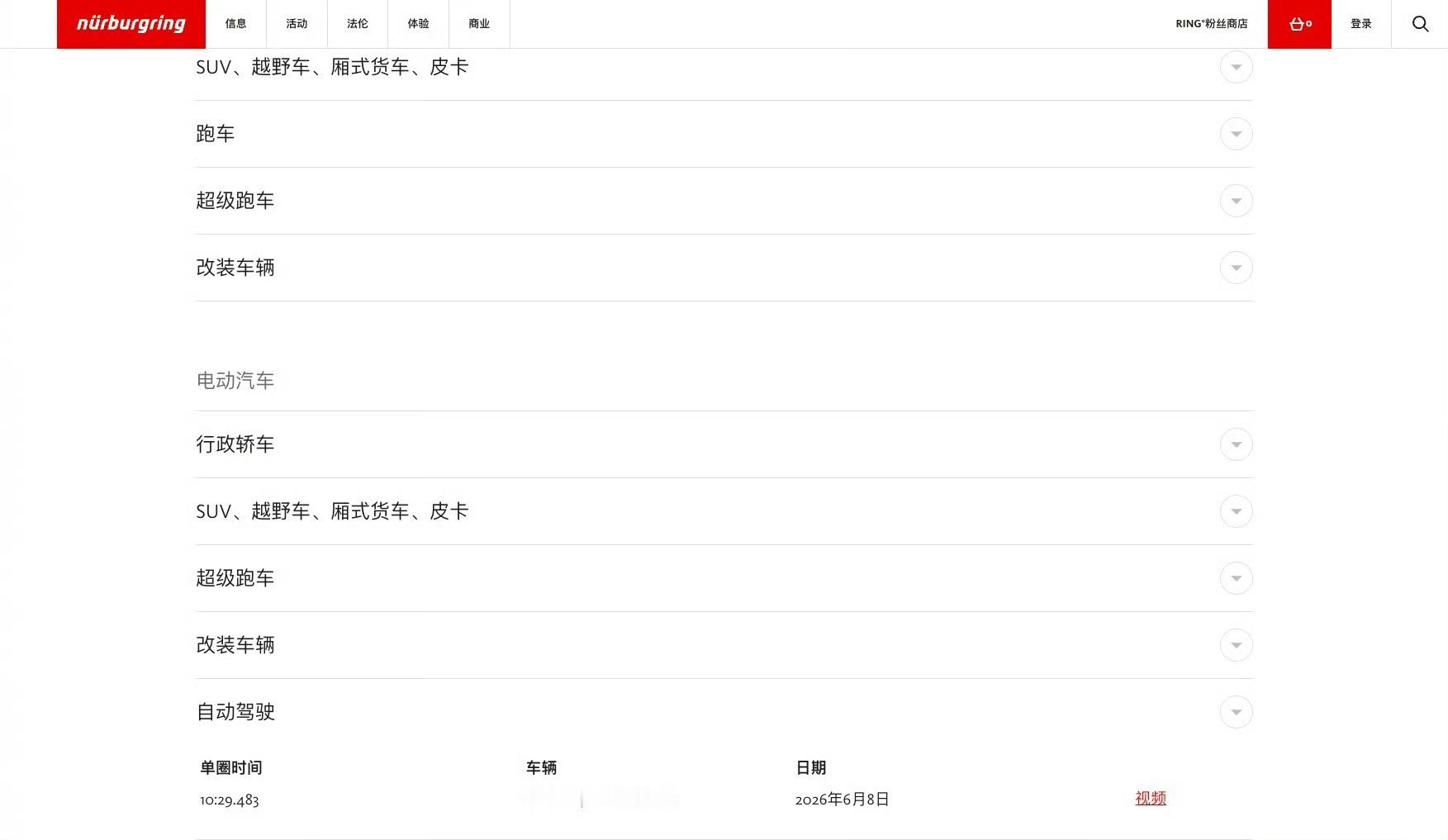 小米排面！图1 纽北官方圈速榜，新增“自动驾驶”分类。图2 央视新闻评价：“赋予