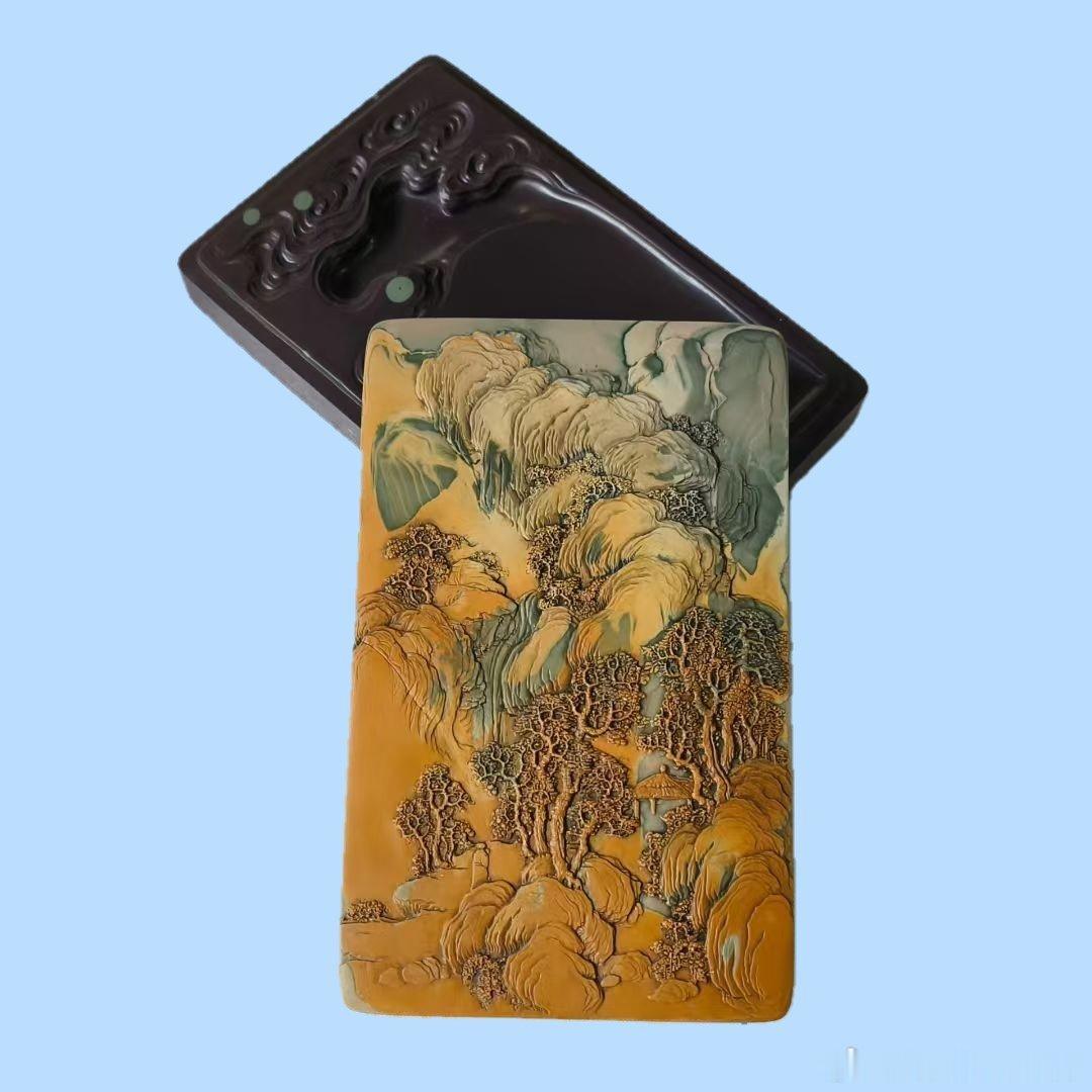 【精品展示】（二）砚台系列（6）：苴却砚❺～～看不砚作品⑬。与师友们分享，一手货