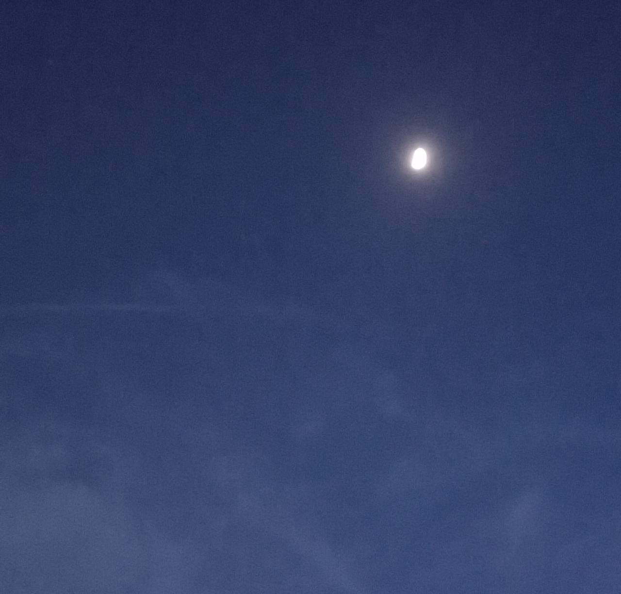 今晚月亮格外明亮✨
咱们老一辈不讲究七夕排场，
愿年轻人们和和睦睦，平安幸福；