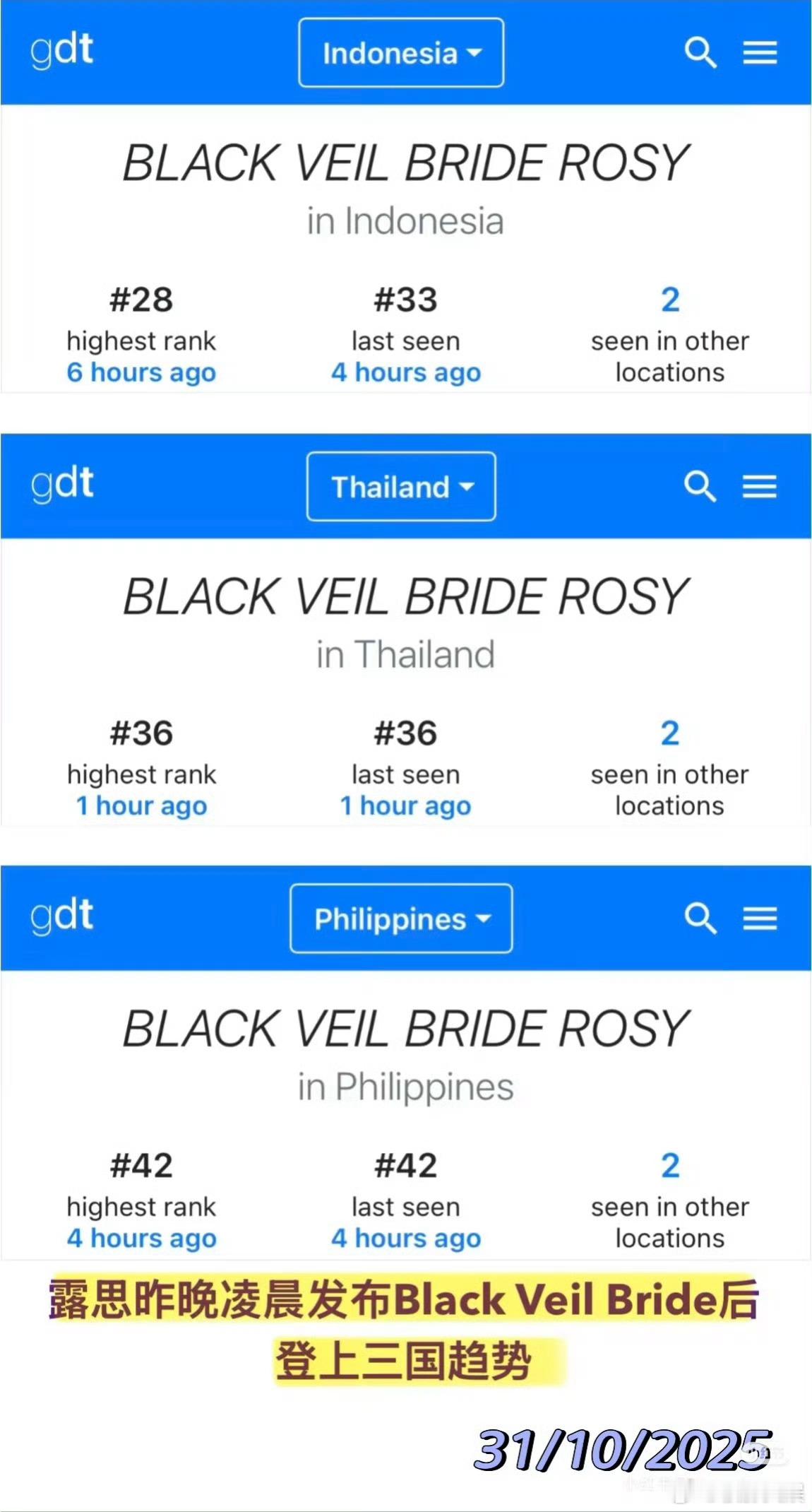 赵露思新歌登三国趋势赵露思BlackVeilBride登三国趋势赵露思新歌登三国