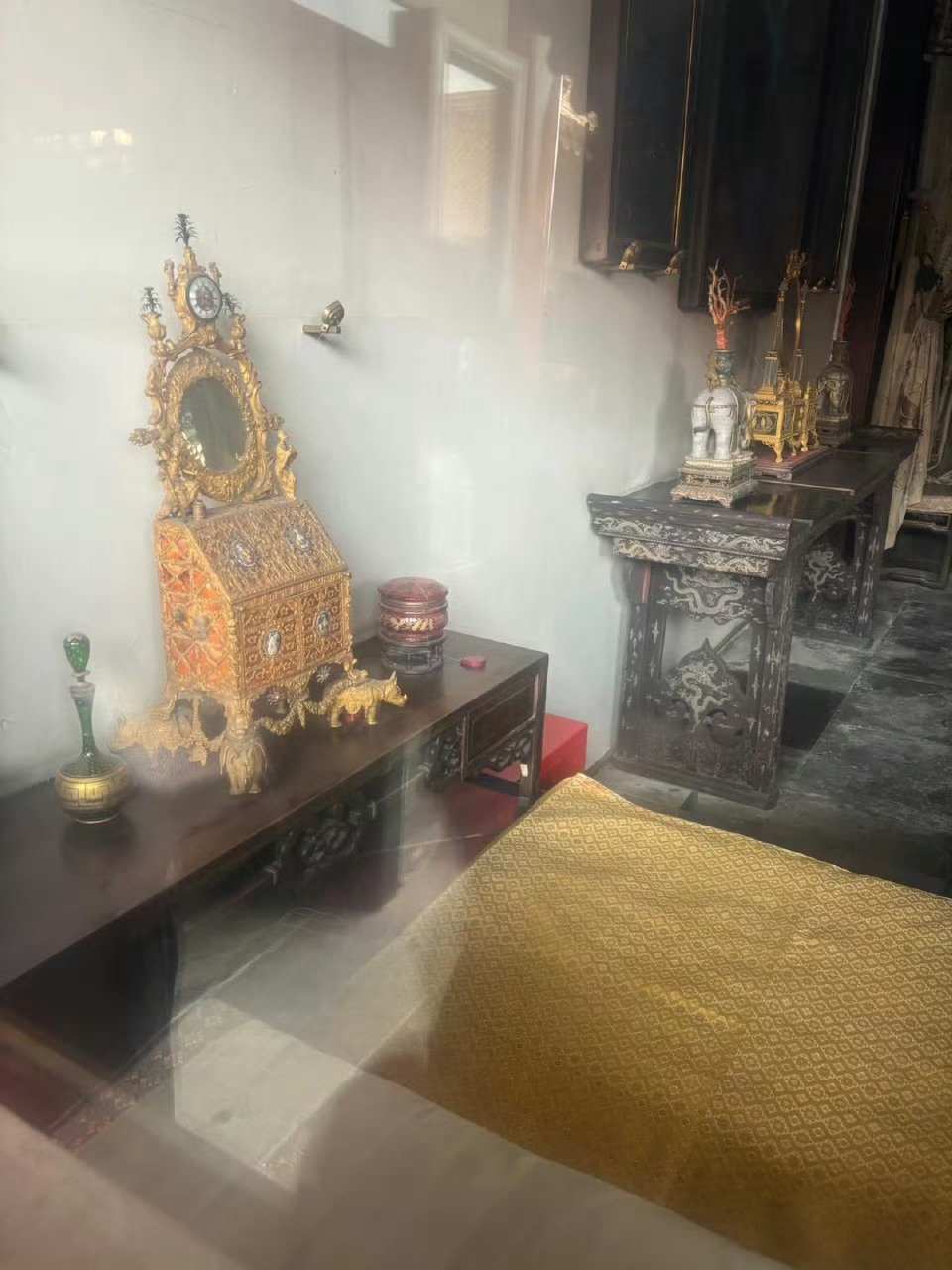 慈禧太后的卧室原来长这样很小很窄电视剧还是夸张了 ​​​