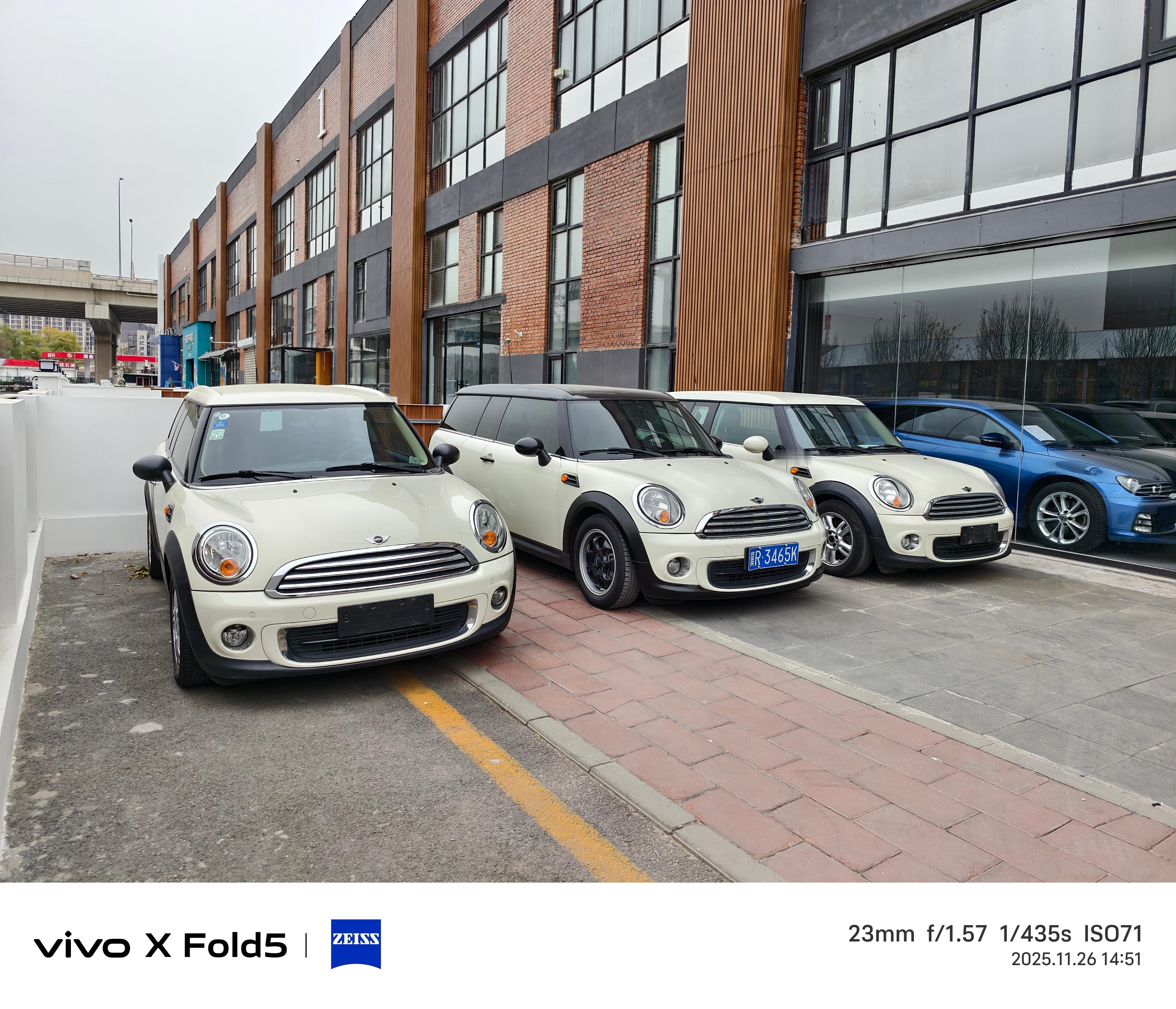 公司楼下开了个貌似专门卖二手MINI的店，看得我心里这痒痒啊！早晚我得把MINI