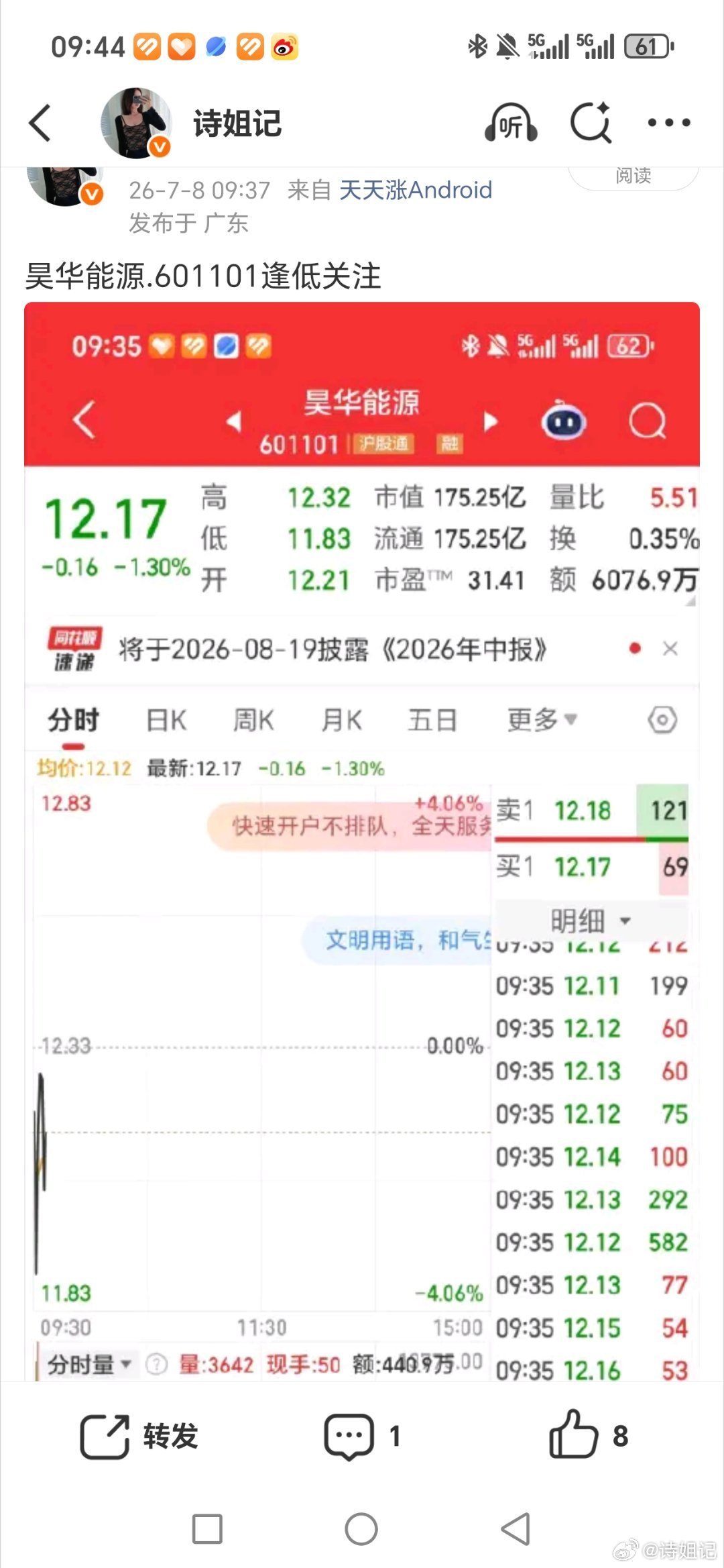 一支穿云箭来了，千军万马来相见。昊华能源601101
